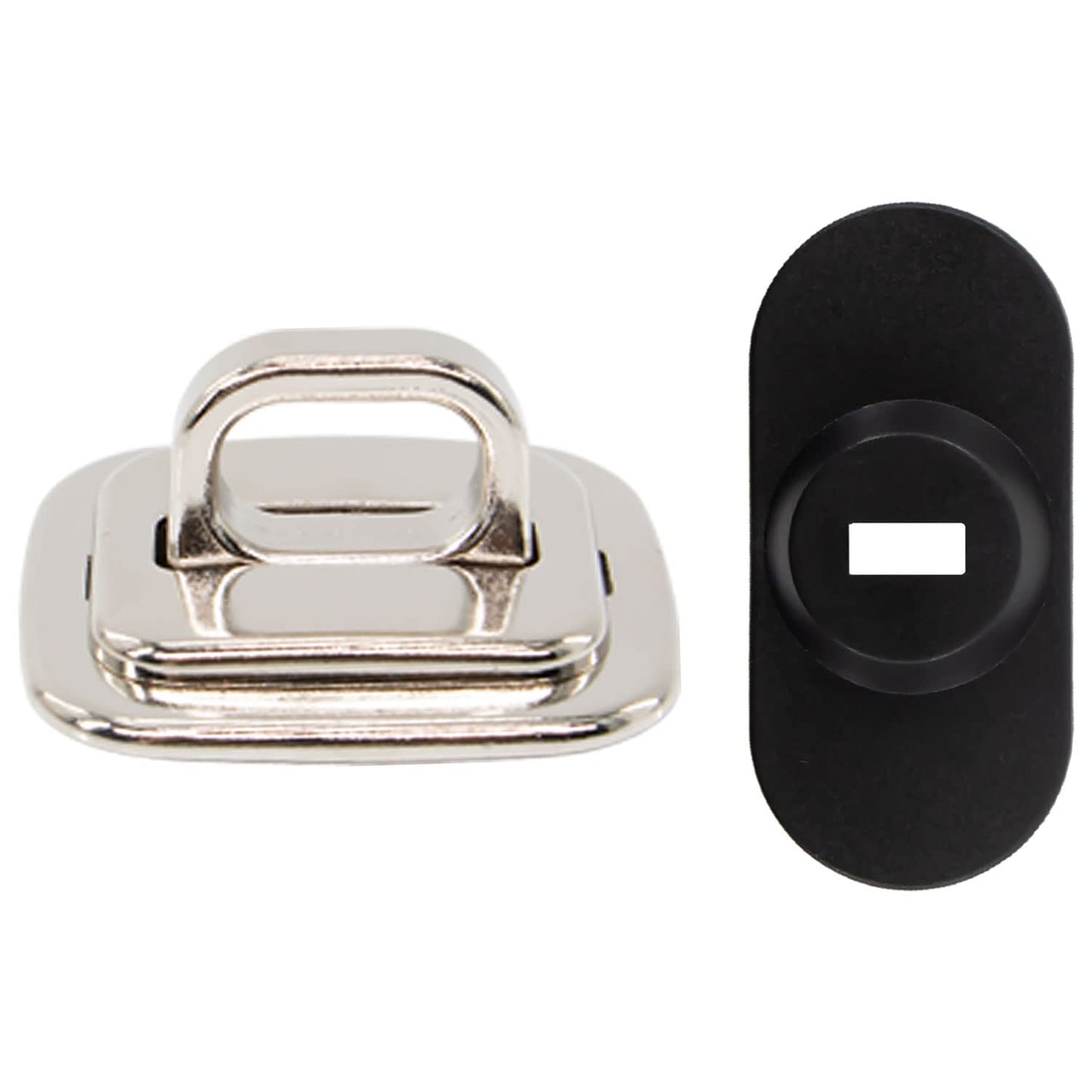 Zolunu Laptop Anchor Plate and Lock Plate with Lock Slot Self-Adhesive Security Plate Anti Theft Lock Slot for Cables to Lock Down Laptops Mac Book Tablets iPad or Other Computer