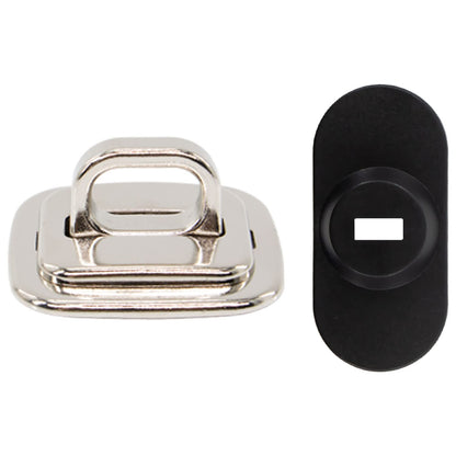 Zolunu Laptop Anchor Plate and Lock Plate with Lock Slot Self-Adhesive Security Plate Anti Theft Lock Slot for Cables to Lock Down Laptops Mac Book Tablets iPad or Other Computer