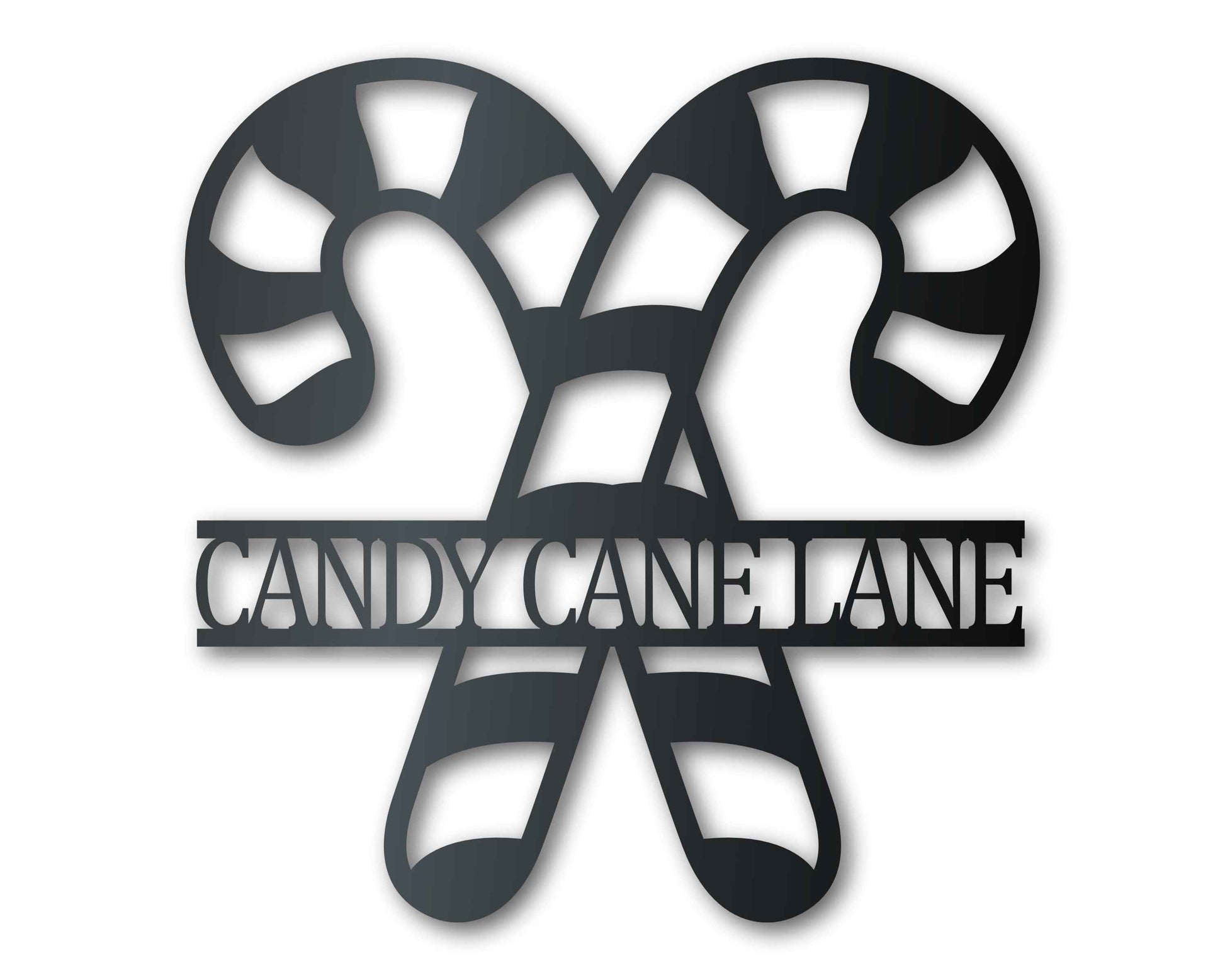 Custom Metal Candy Canes Wall Art | Christmas Holiday Winter | Indoor Outdoor | Up to 36" | Over 20 Color Options