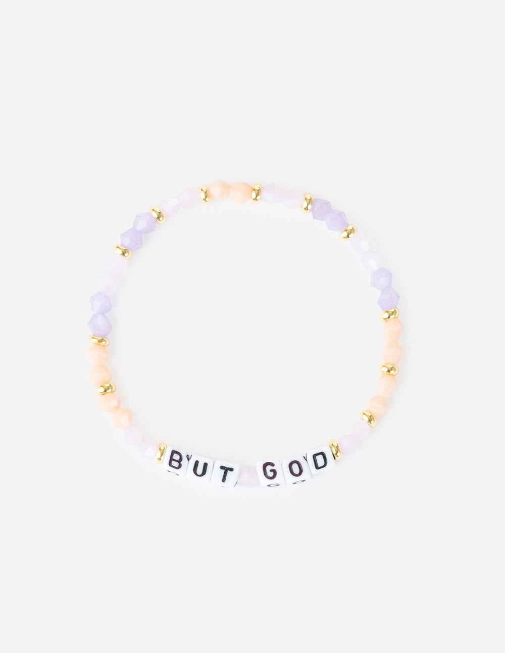 But God Letter Bracelet