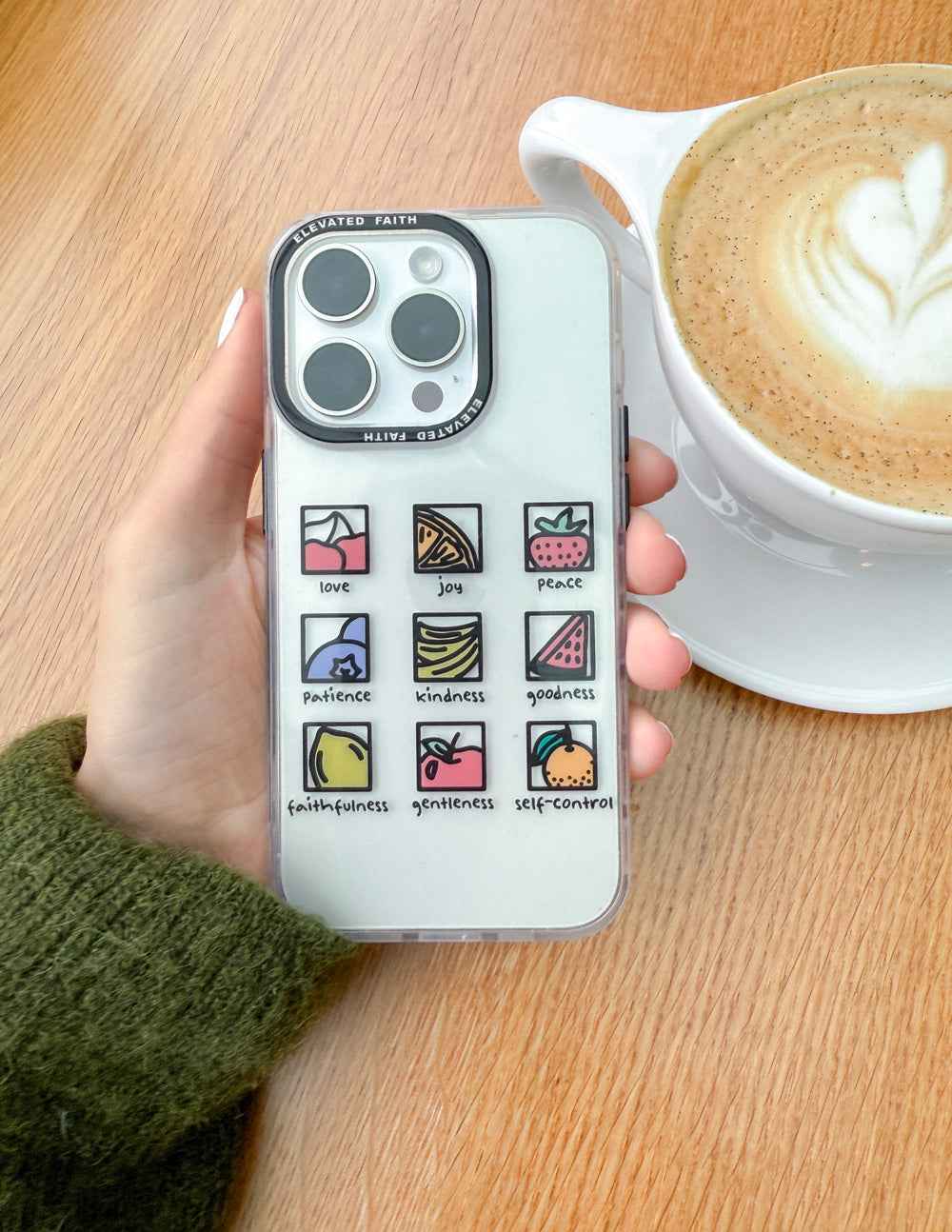 Clear Fruit of the Spirit Phone Case