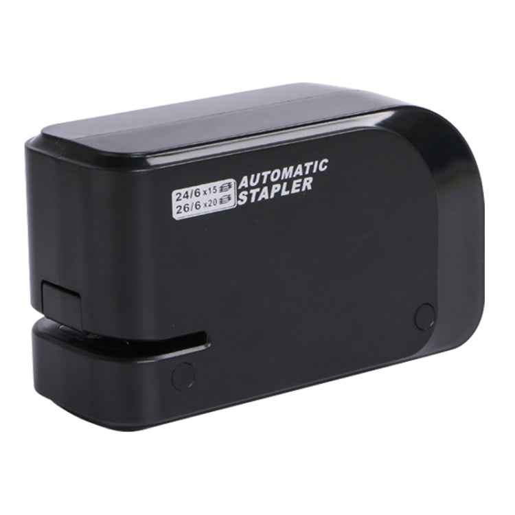 Electric Induction Stapler Automatic Portable Office Bookbinding(Black)