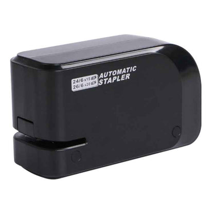 Electric Induction Stapler Automatic Portable Office Bookbinding(Black)