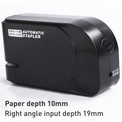 Electric Induction Stapler Automatic Office Bookbinding with 5 Boxes of Staples(Black)