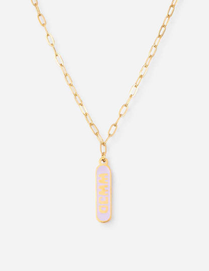 Enamel WWJD Necklace