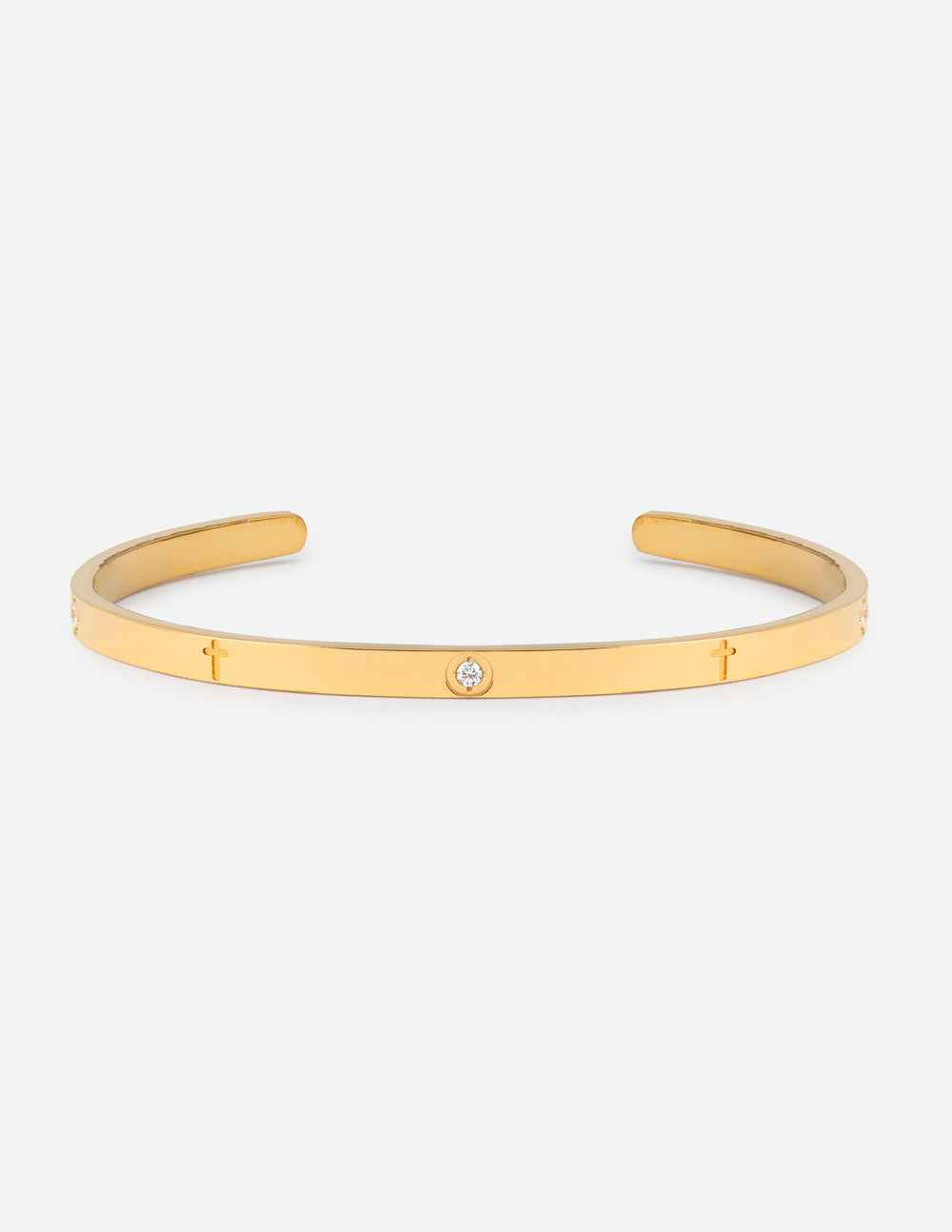 Eternity Gem Cuff Bracelet
