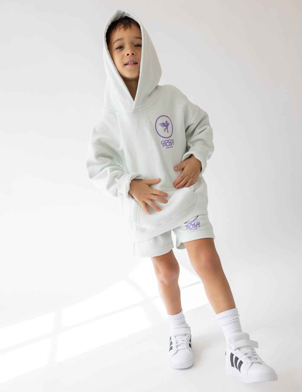 God's Plan Racing Kids Hoodie