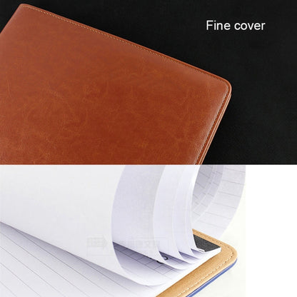 Office Supplies Business Style Leather Document Folder with 30-pages A4 Note Pad & Calculator (Red)