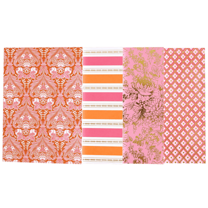 Damask Notebook Set
