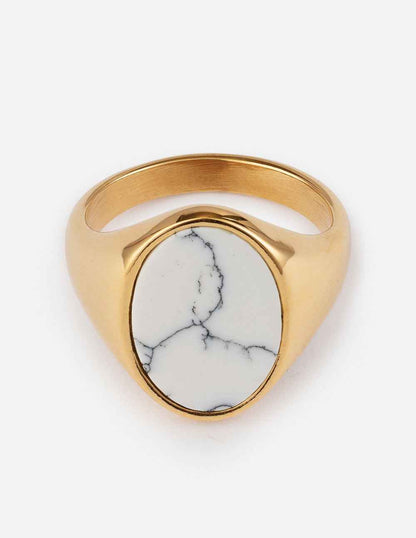 Howlite Stone Ring