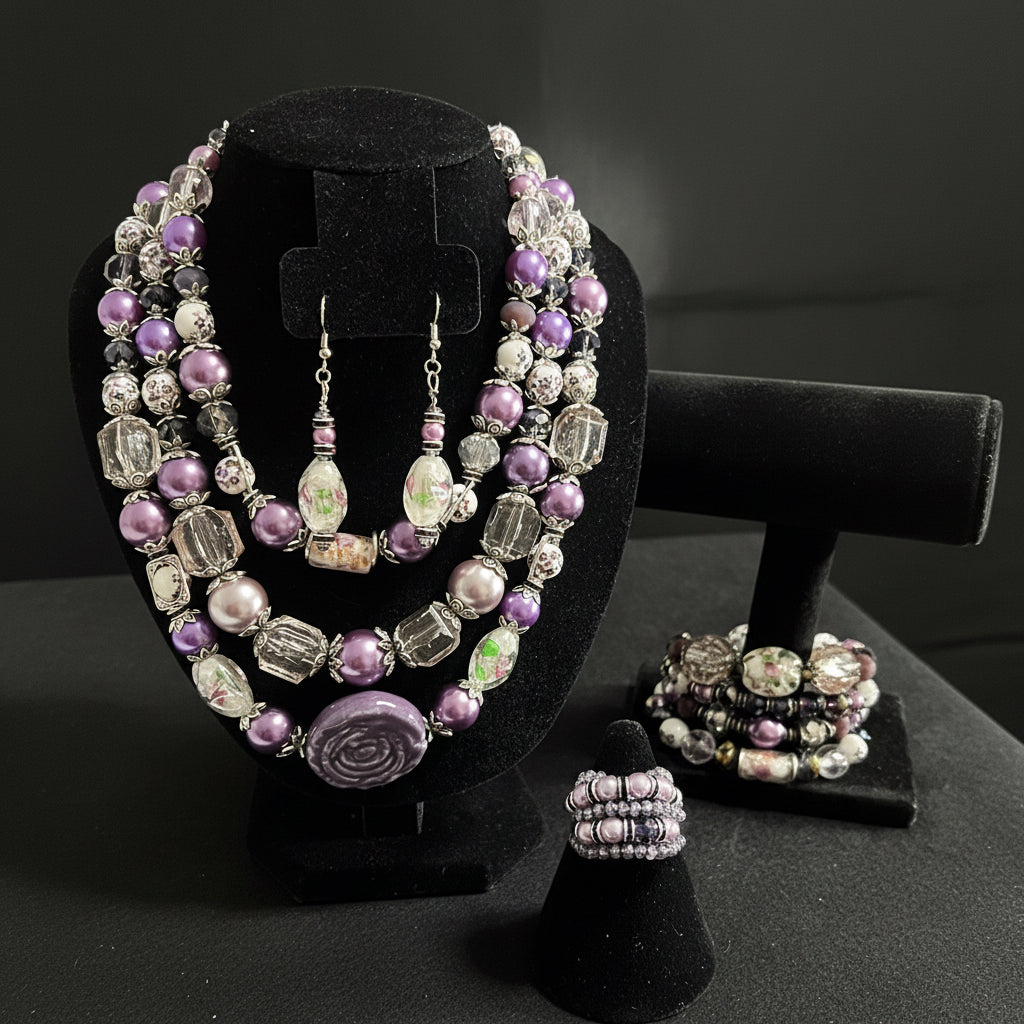 Luxury in Lilac Jewelry Set