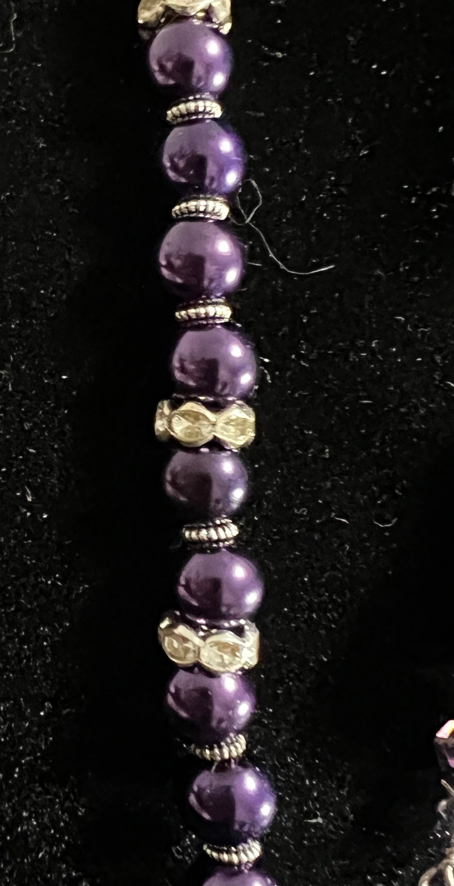 Purple Amethyst Chunky Jewelry Set