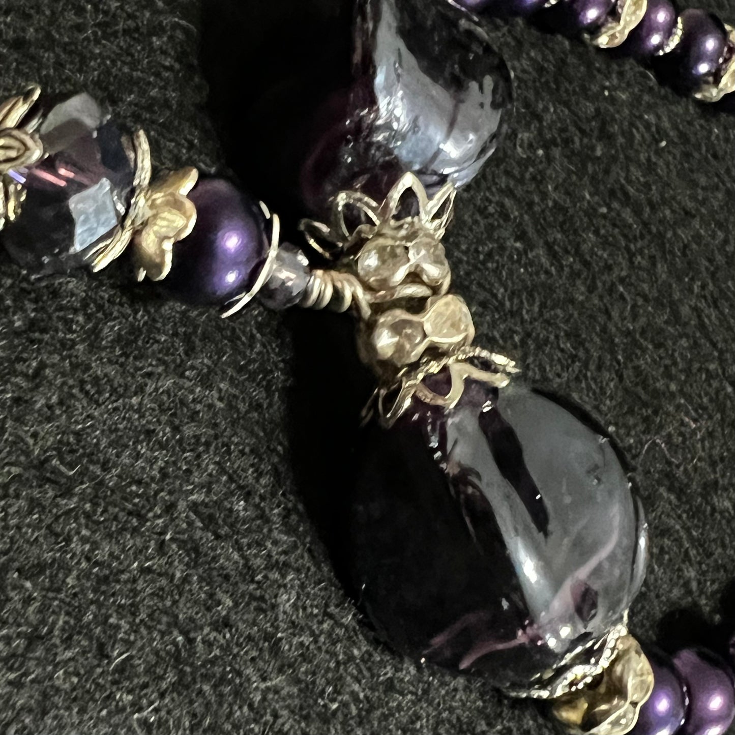 Purple Amethyst Chunky Jewelry Set