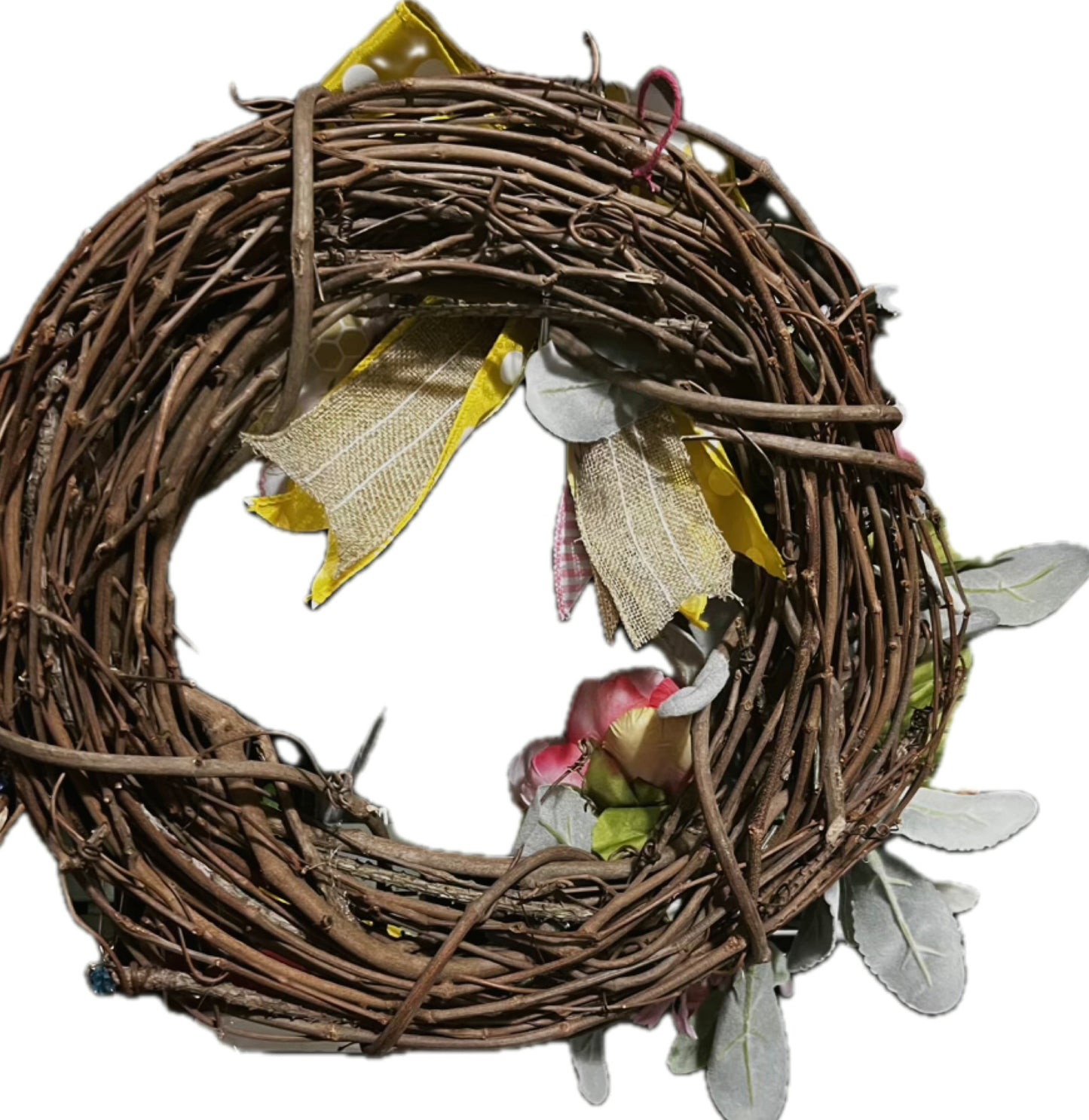 Pink Peony Wreath: Floral Grapevine Front Door Decor
