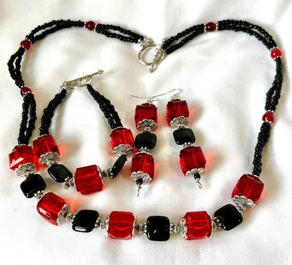 Crimson Night Jewelry Set