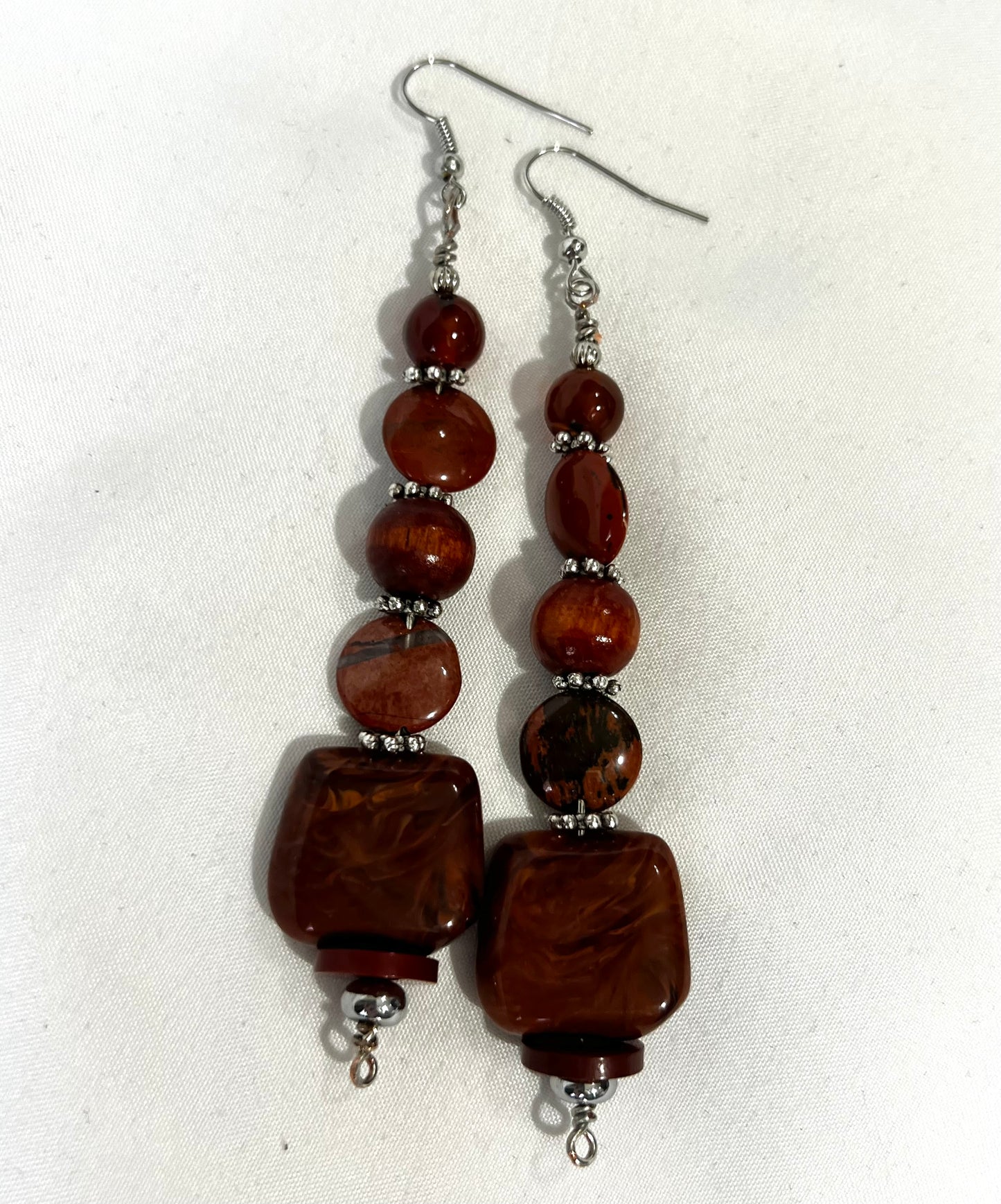 Red Creek Jasper & Mahogany Jewelry Set
