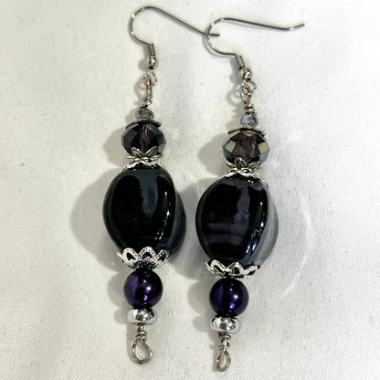 Purple Amethyst Chunky Jewelry Set