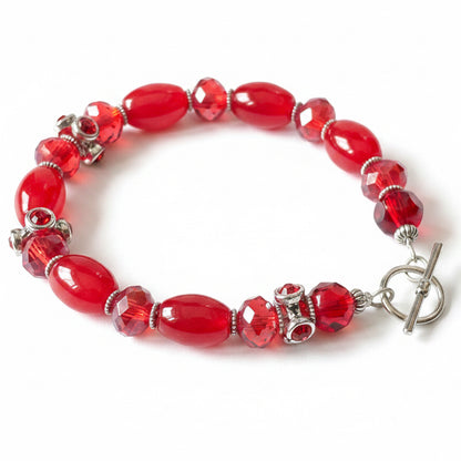 Cat's Eye and Rhinestone Bracelet Collection