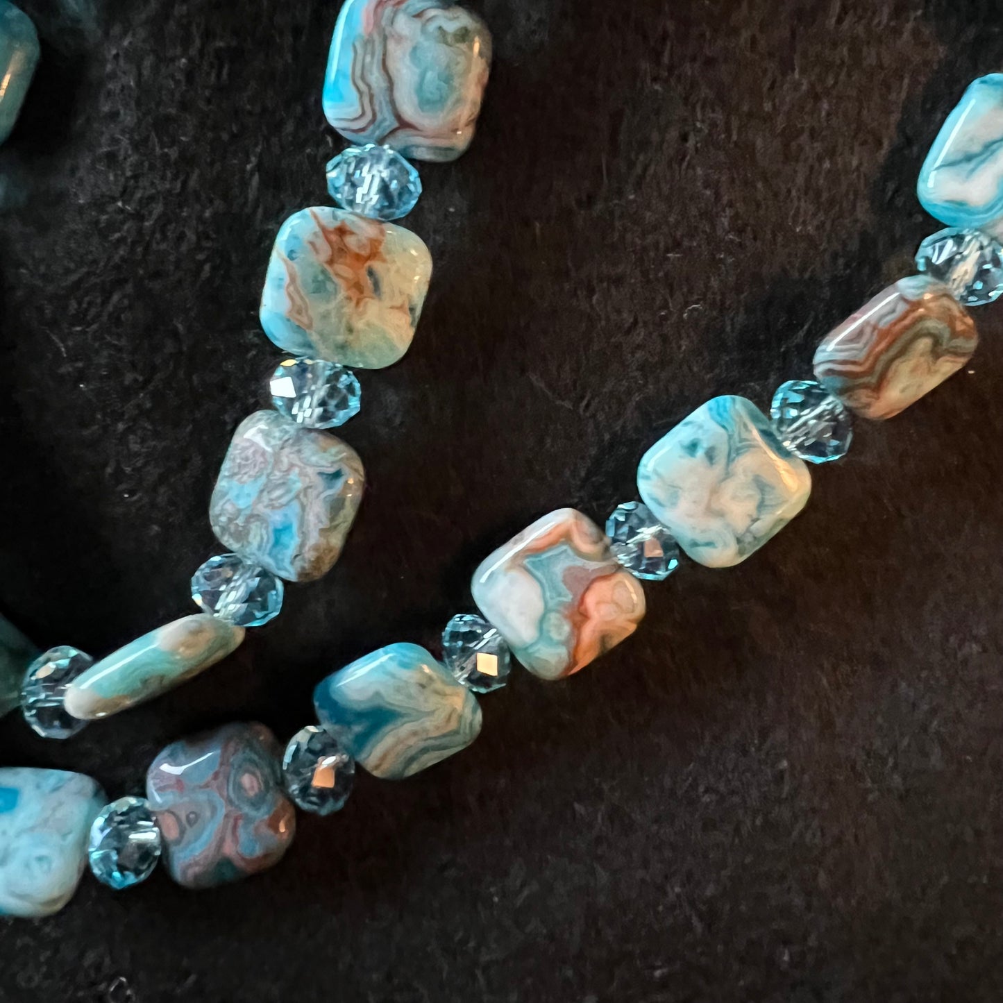 Bohemian Turquoise & Agate Statement Set