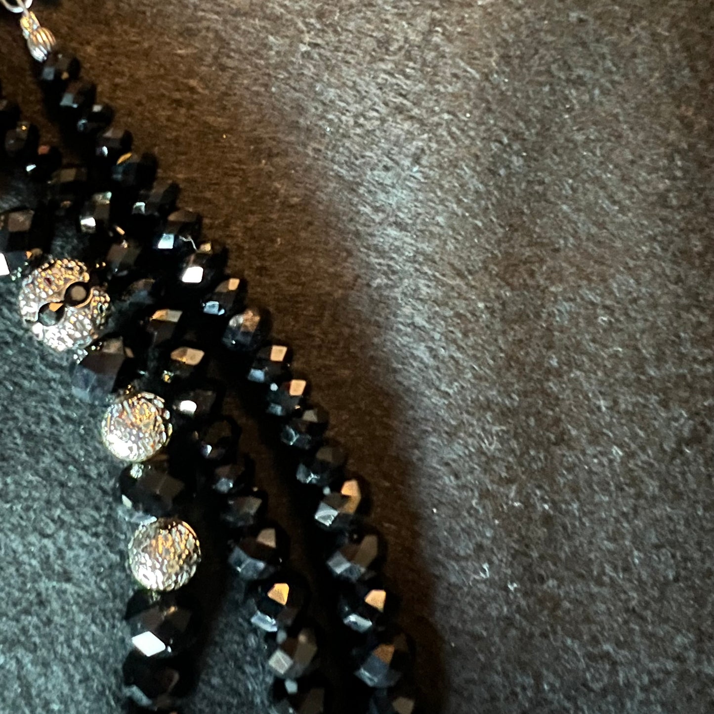 Black & Silver Chunky Jewelry Set