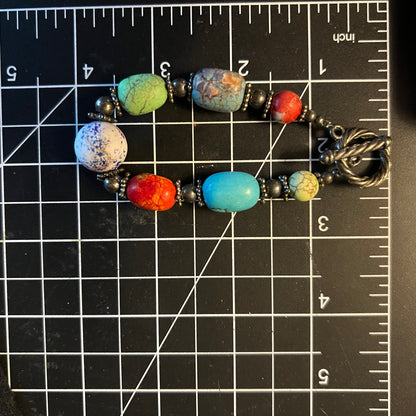Southwestern Beaded Statement Bracelet
