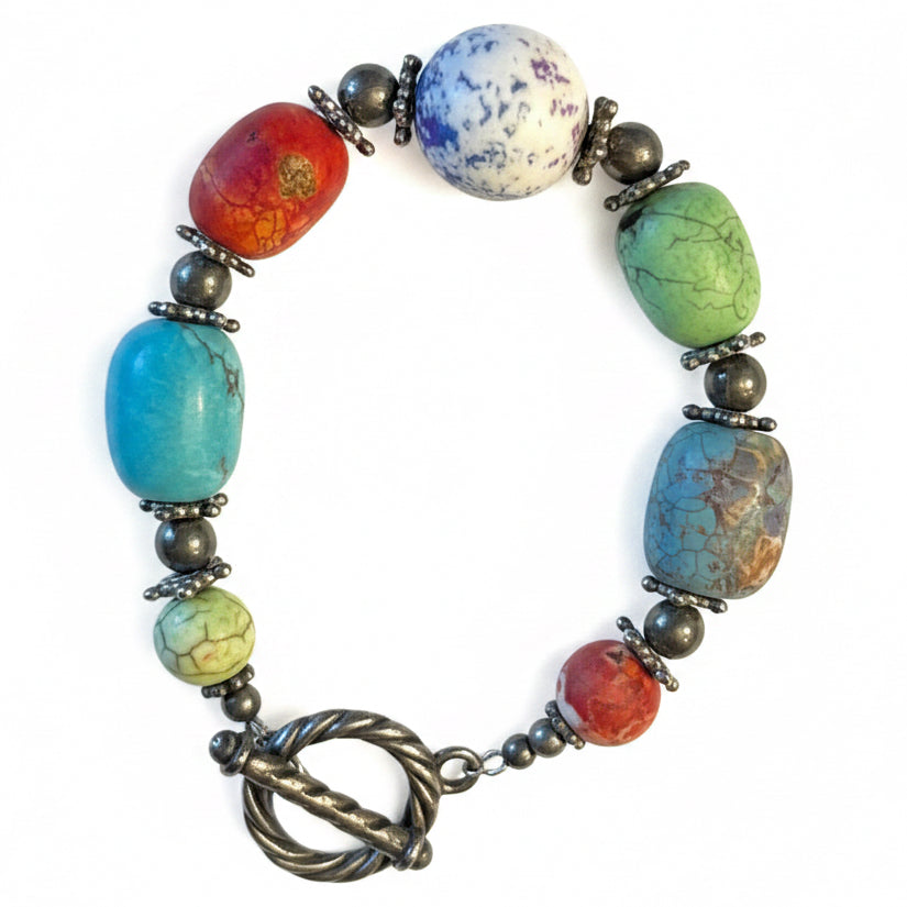 Southwestern Beaded Statement Bracelet