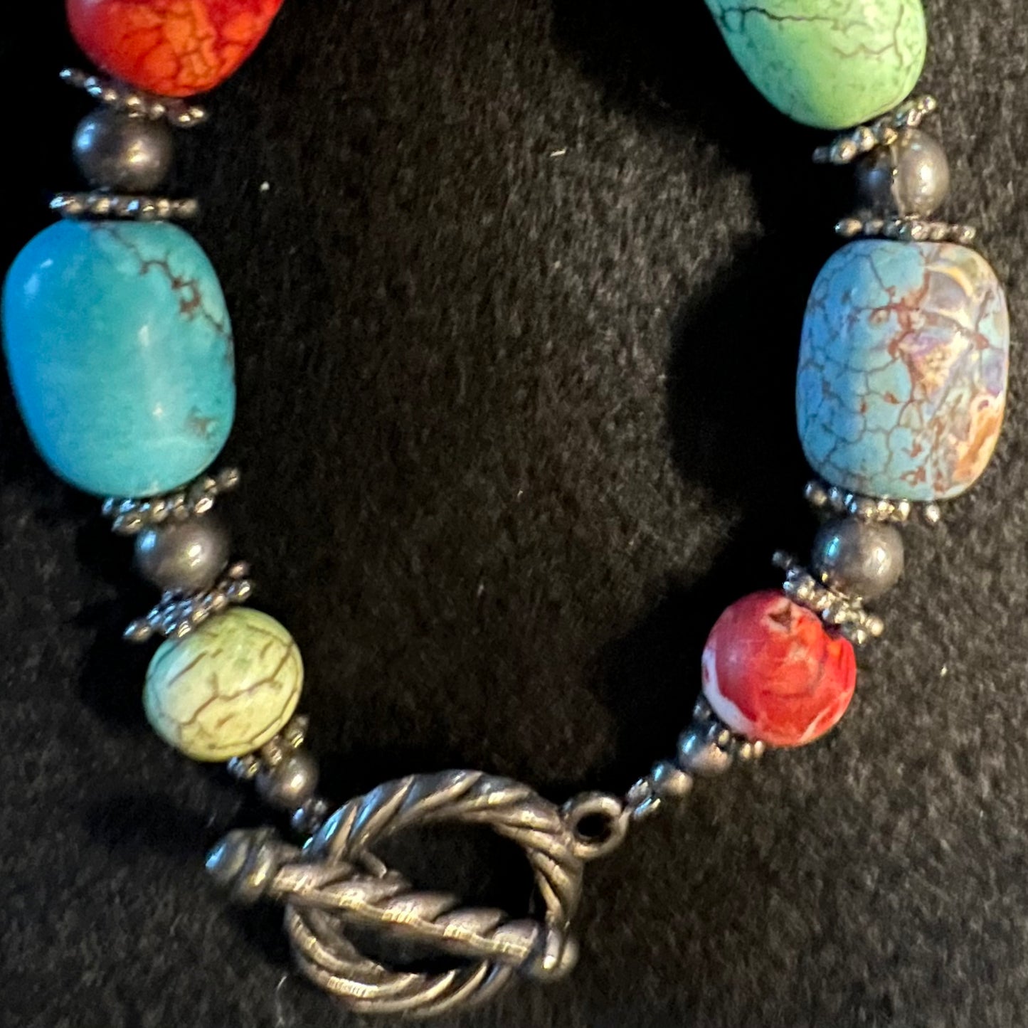 Southwestern Beaded Statement Bracelet