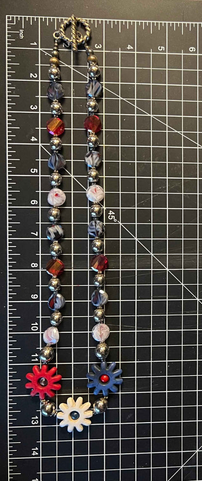 Americana Blooms Necklace