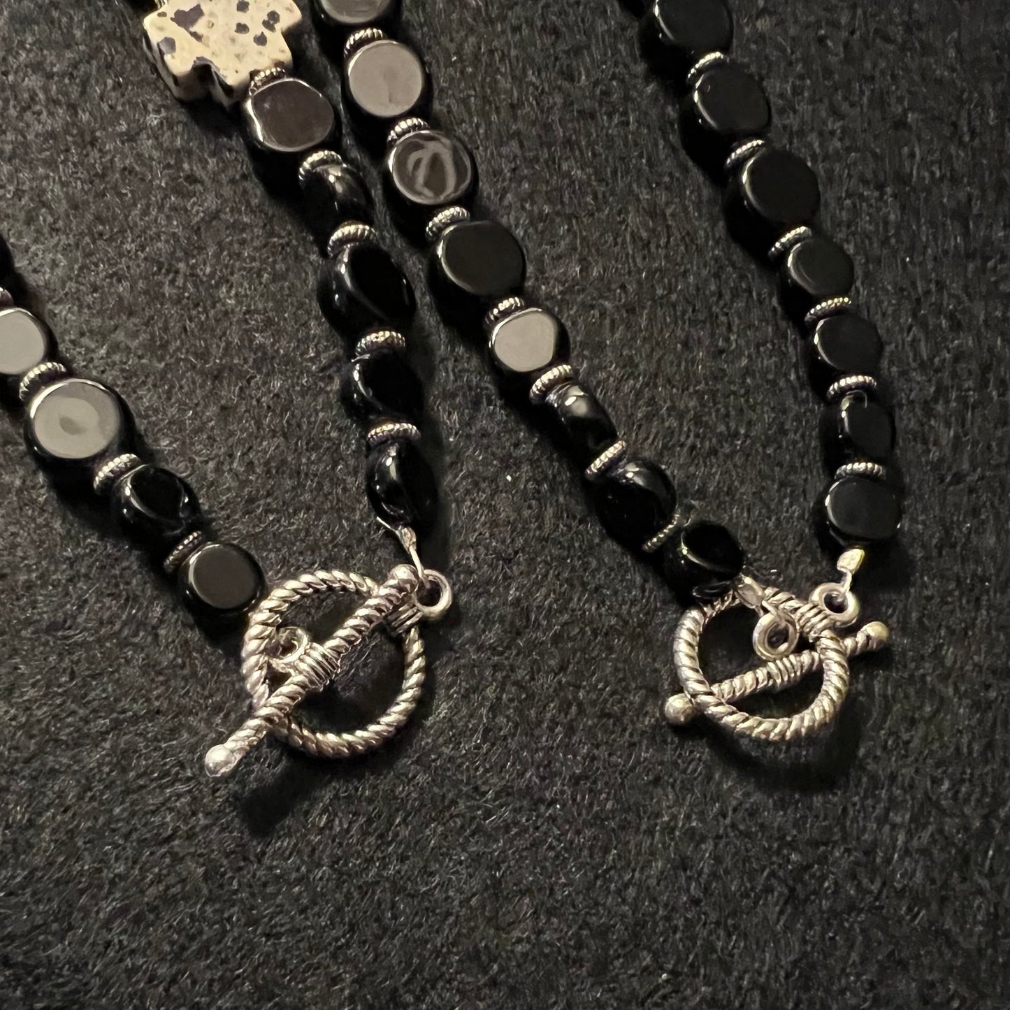Dalmatian Jasper Jewelry Set