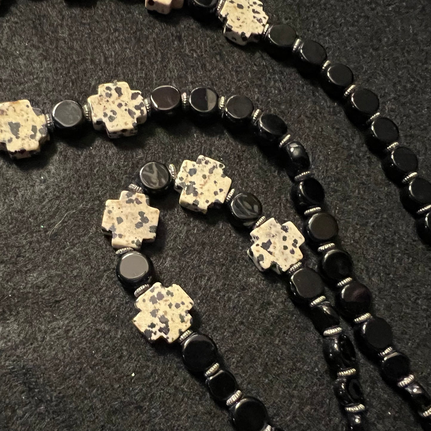 Dalmatian Jasper Jewelry Set