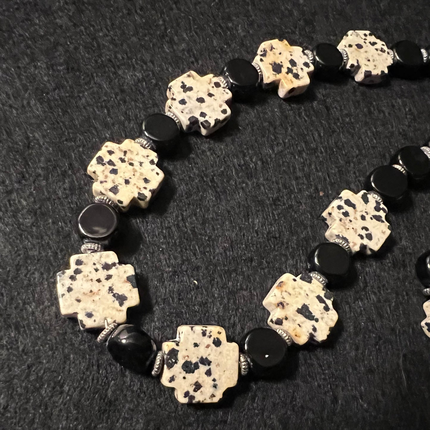 Dalmatian Jasper Jewelry Set