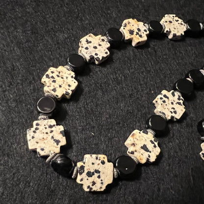 Dalmatian Jasper Jewelry Set