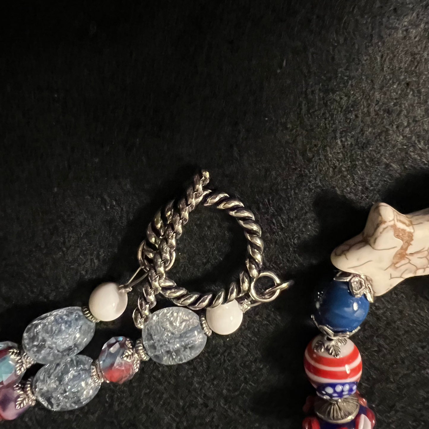 Land of Liberty Beaded Necklace