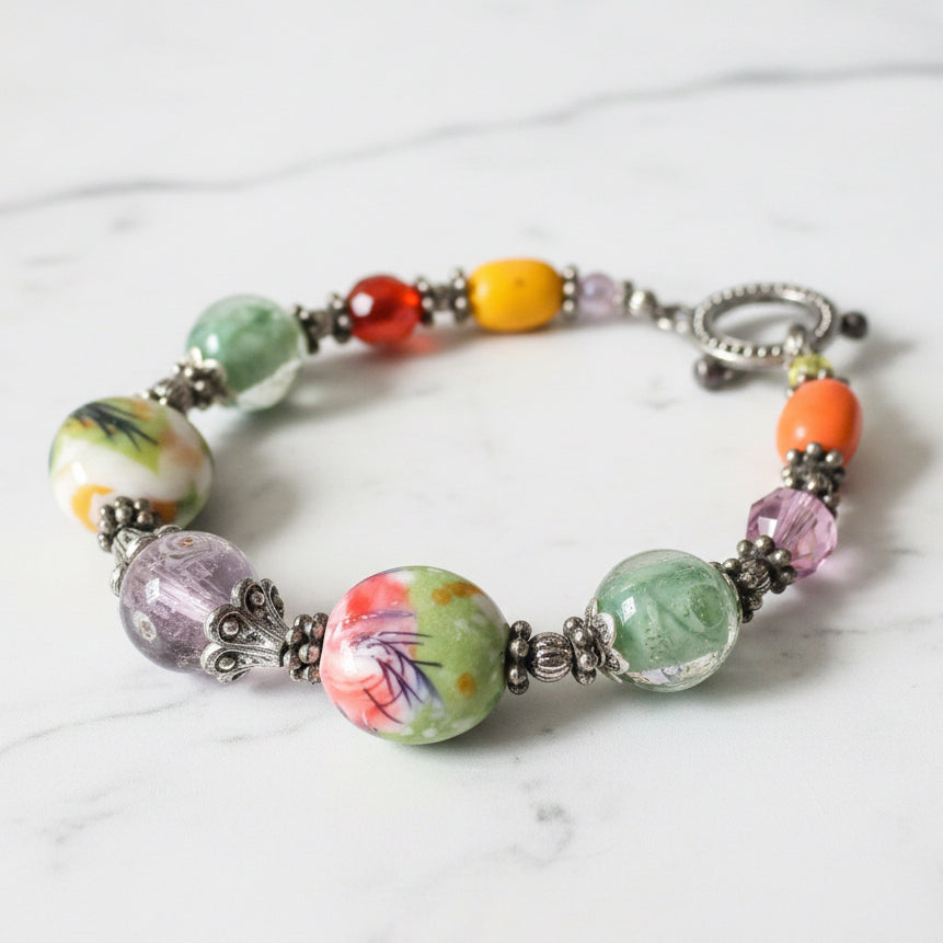 Lily Multi-Color Spring Garden Bracelet