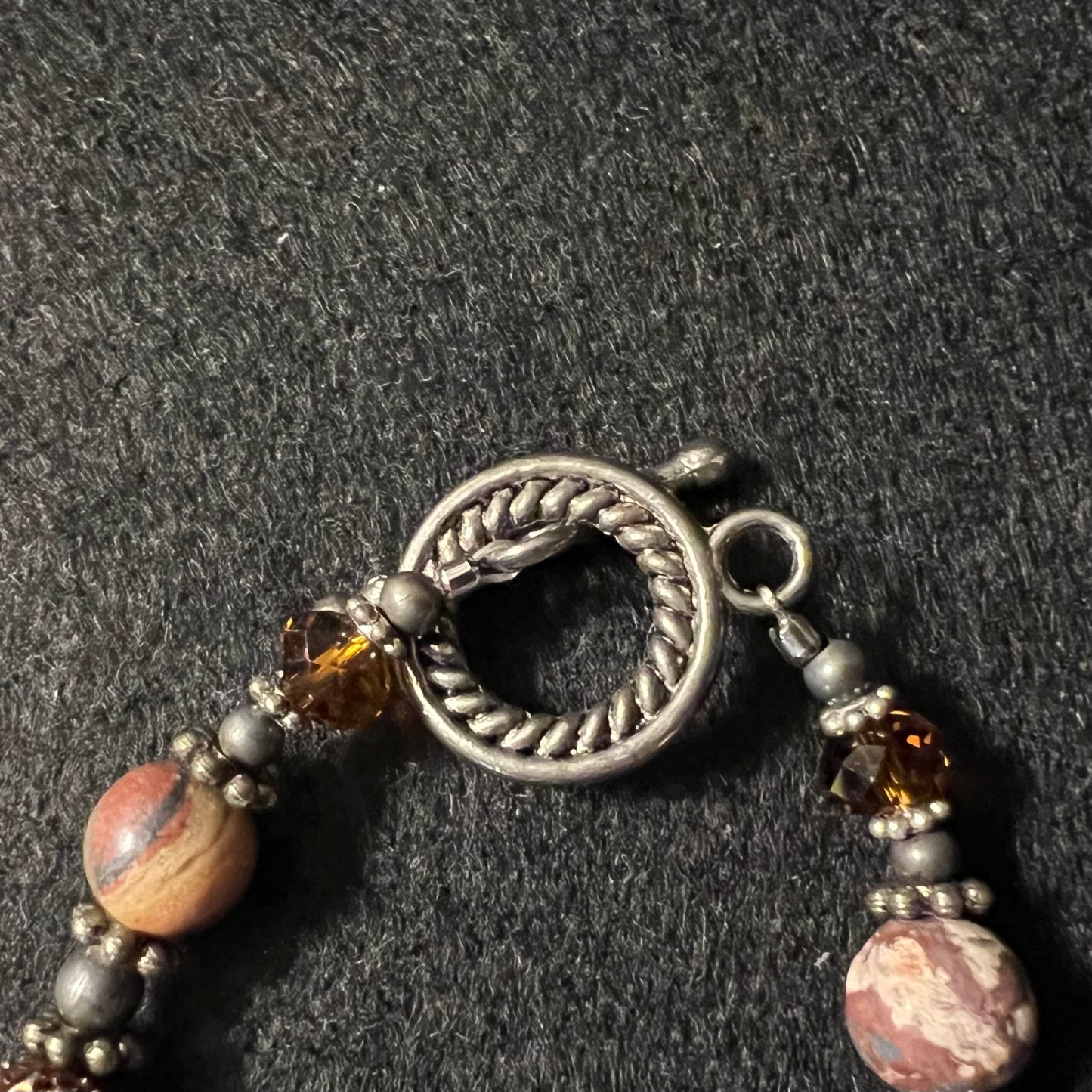 Earth Tone Gemstone Bracelet