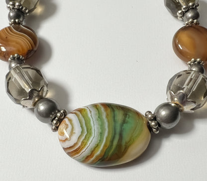 Earth Tone Gemstone Bracelet