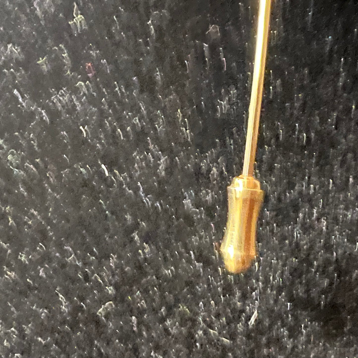 Vintage Swarovski Pave Crystal Heart Stick Pin