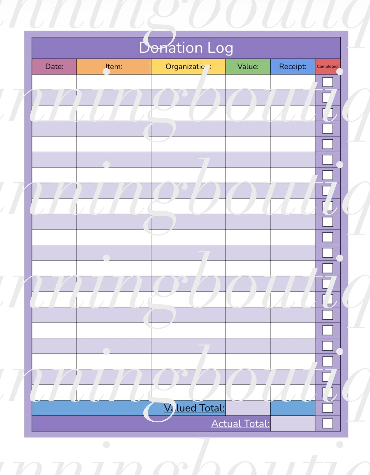 Digital Nanny Planner