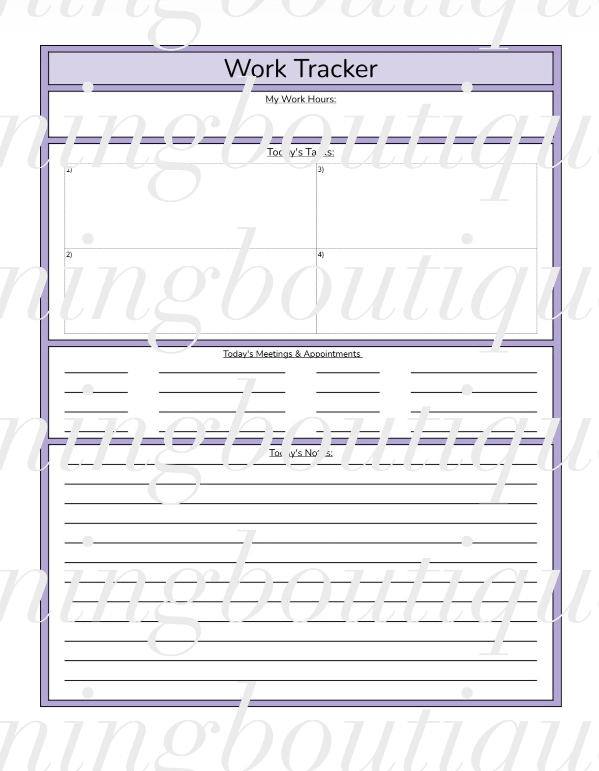Digital Nanny Planner