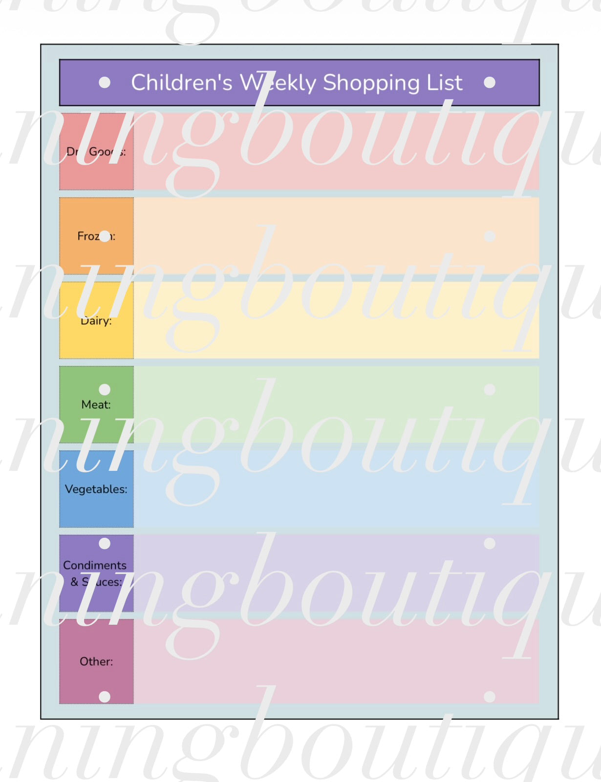 Digital Nanny Planner