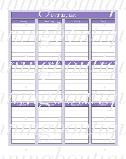 Digital Nanny Planner