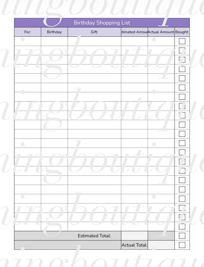 Digital Nanny Planner