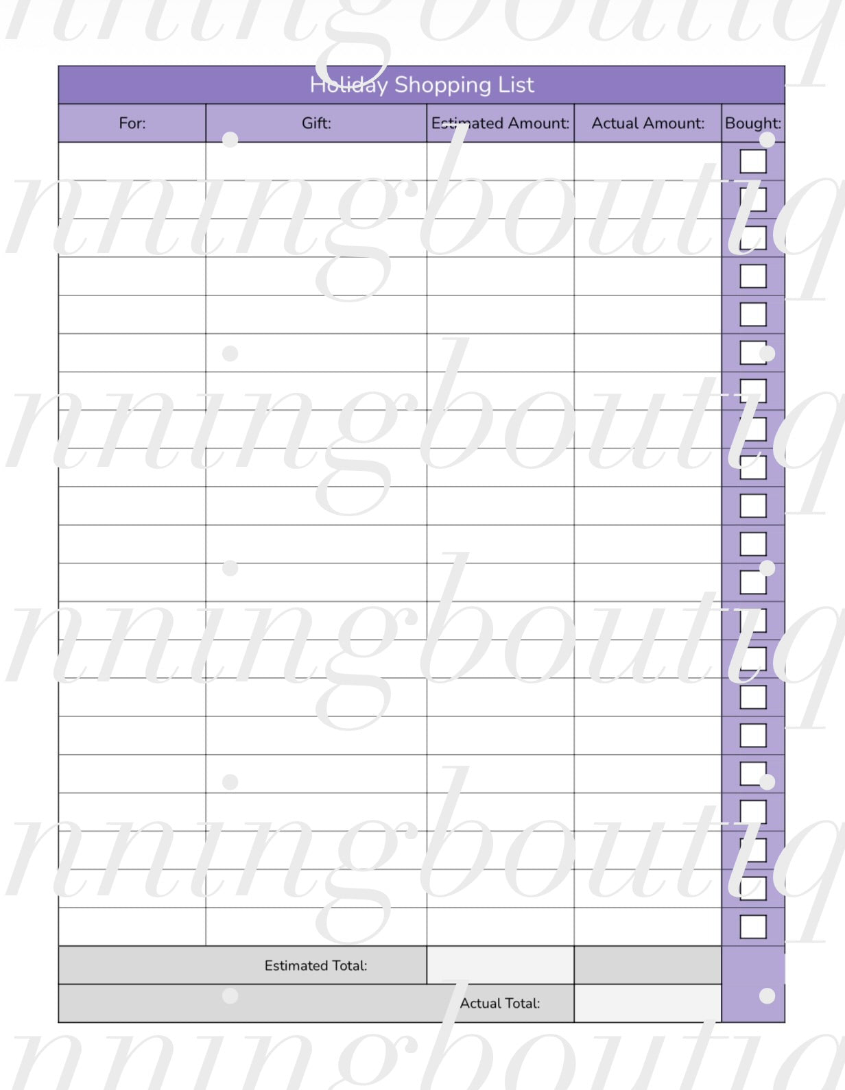 Digital Nanny Planner