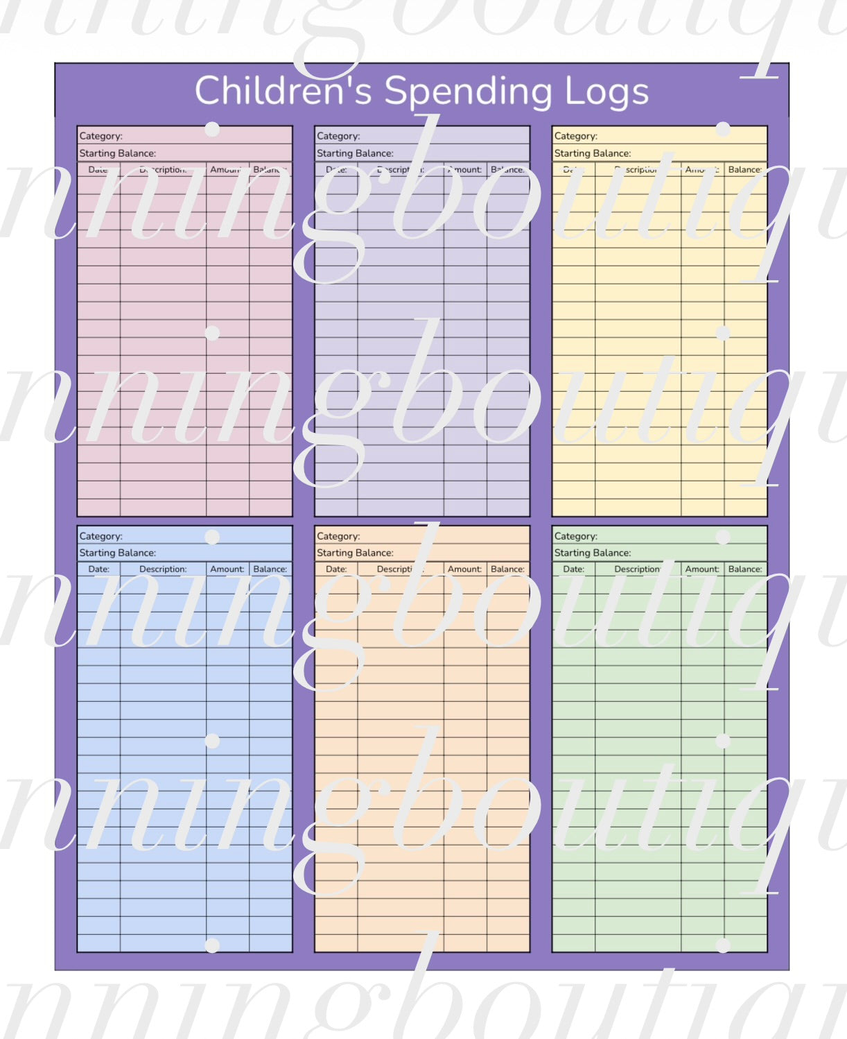 Digital Nanny Planner