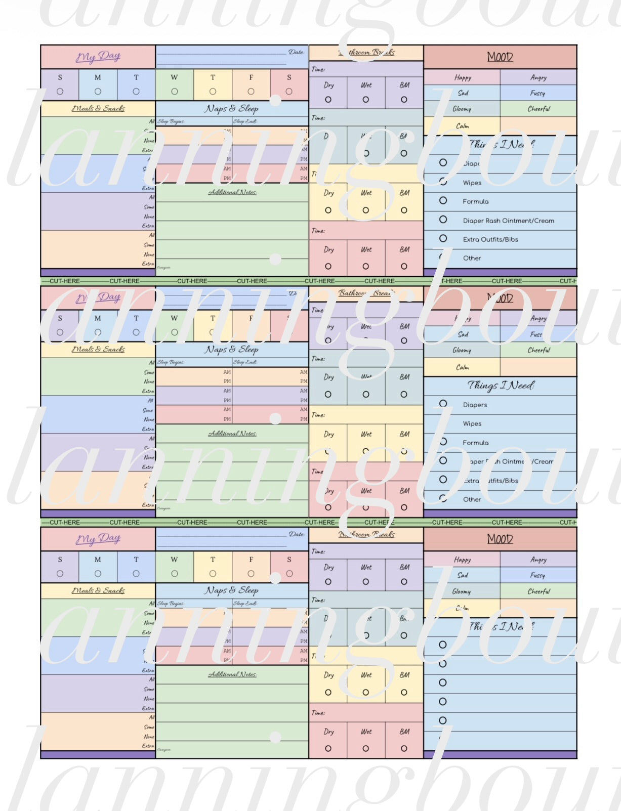 Digital Nanny Planner