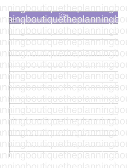 Digital Children’s Planners