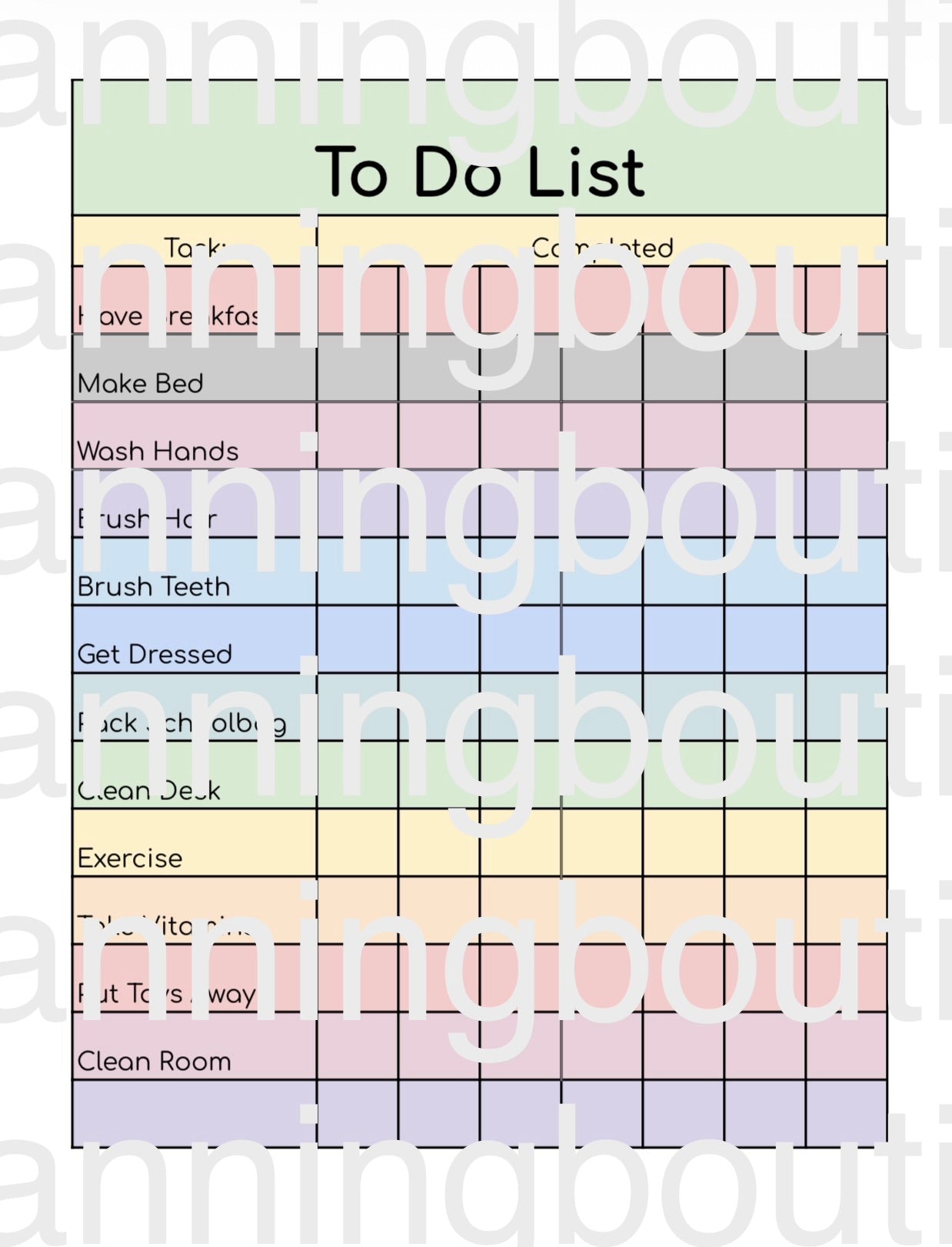 Digital Children’s Planners