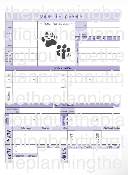 Digital Complete Puppy Planner