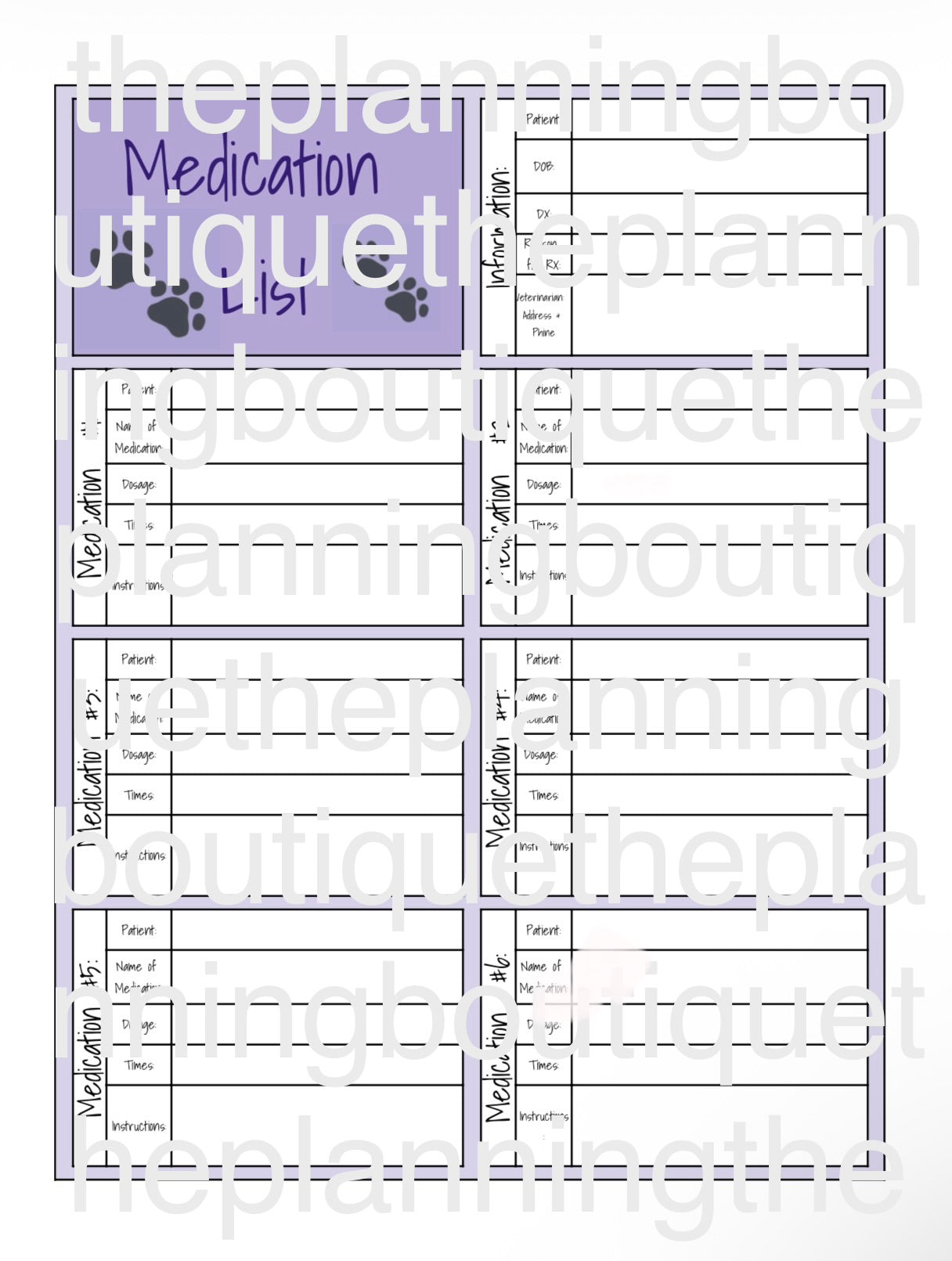 Digital Complete Puppy Planner