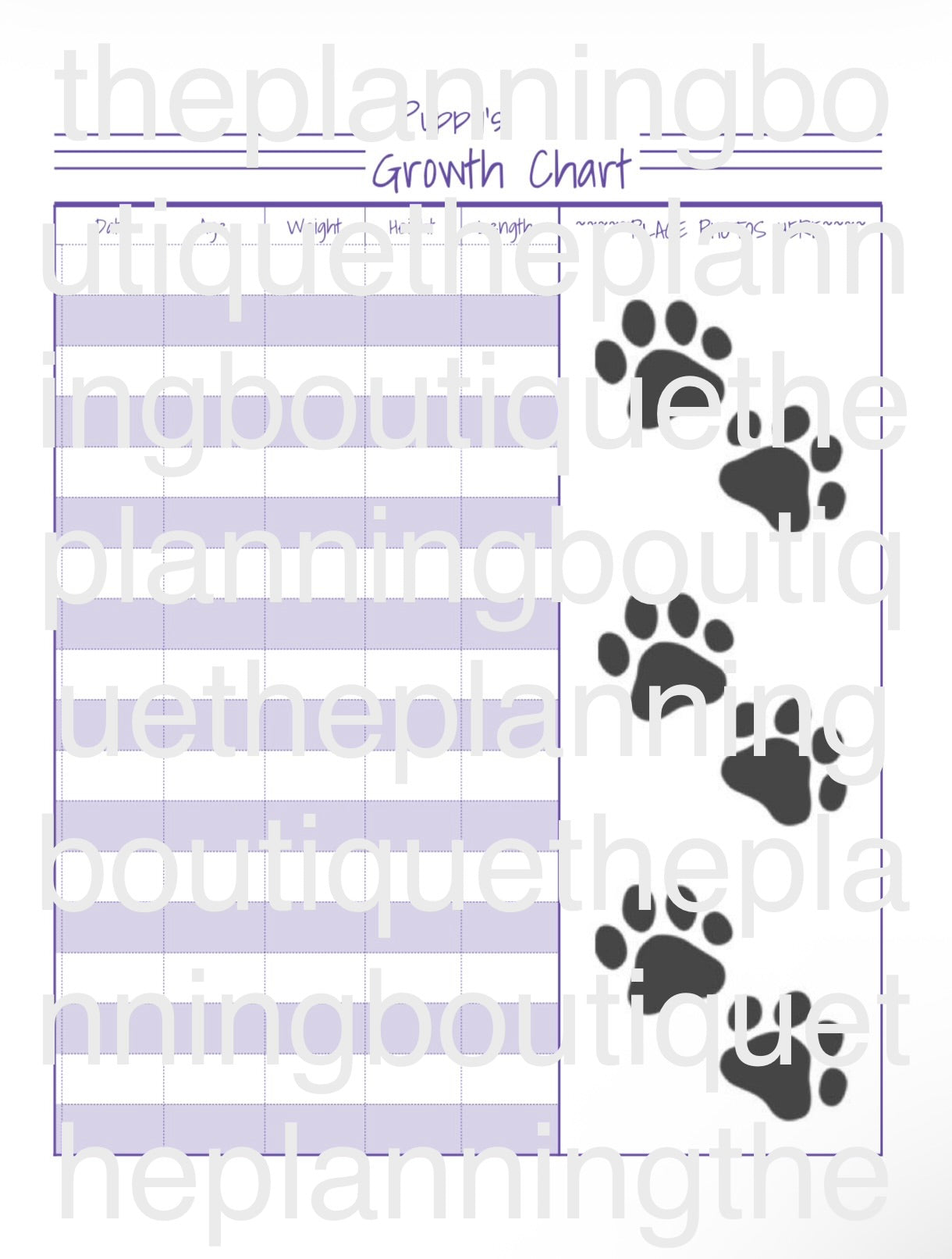 Digital Complete Puppy Planner